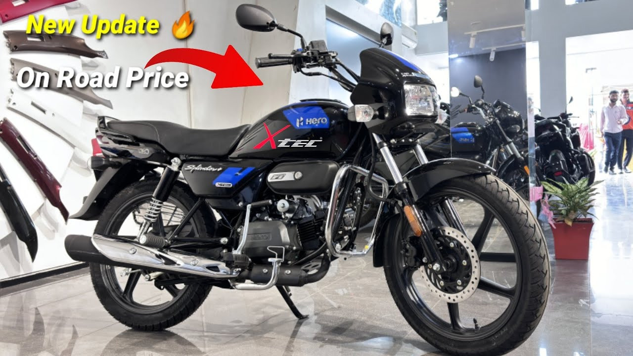 New Hero Splendor + Xtec Disc Brake 2024 Model